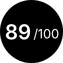 Rating of 89/100 at RVF