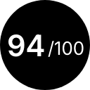 Rating of 94/100 at RVF